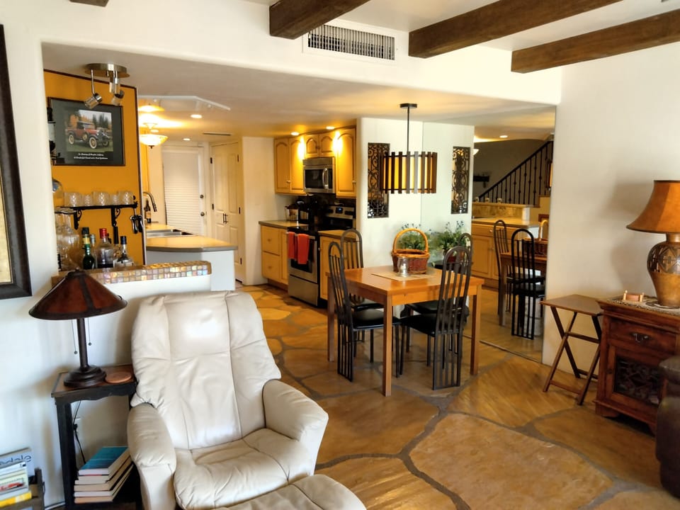 two leather recliners in living room