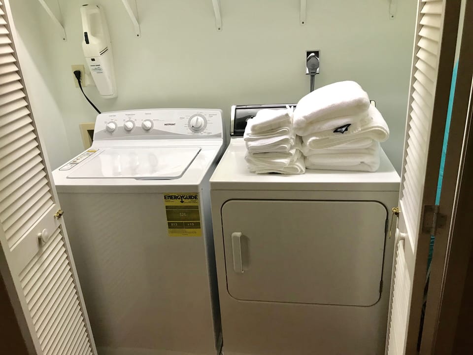 Full size washer and dryer