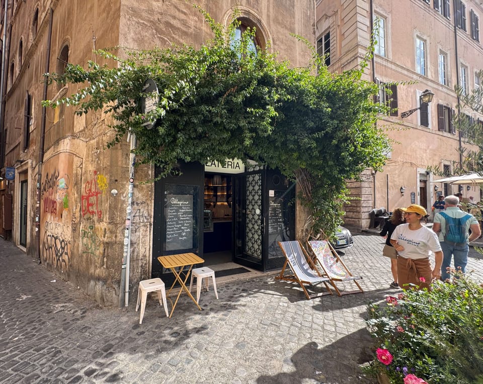 Artisanal gelato (50m): natural flavours loved by all.