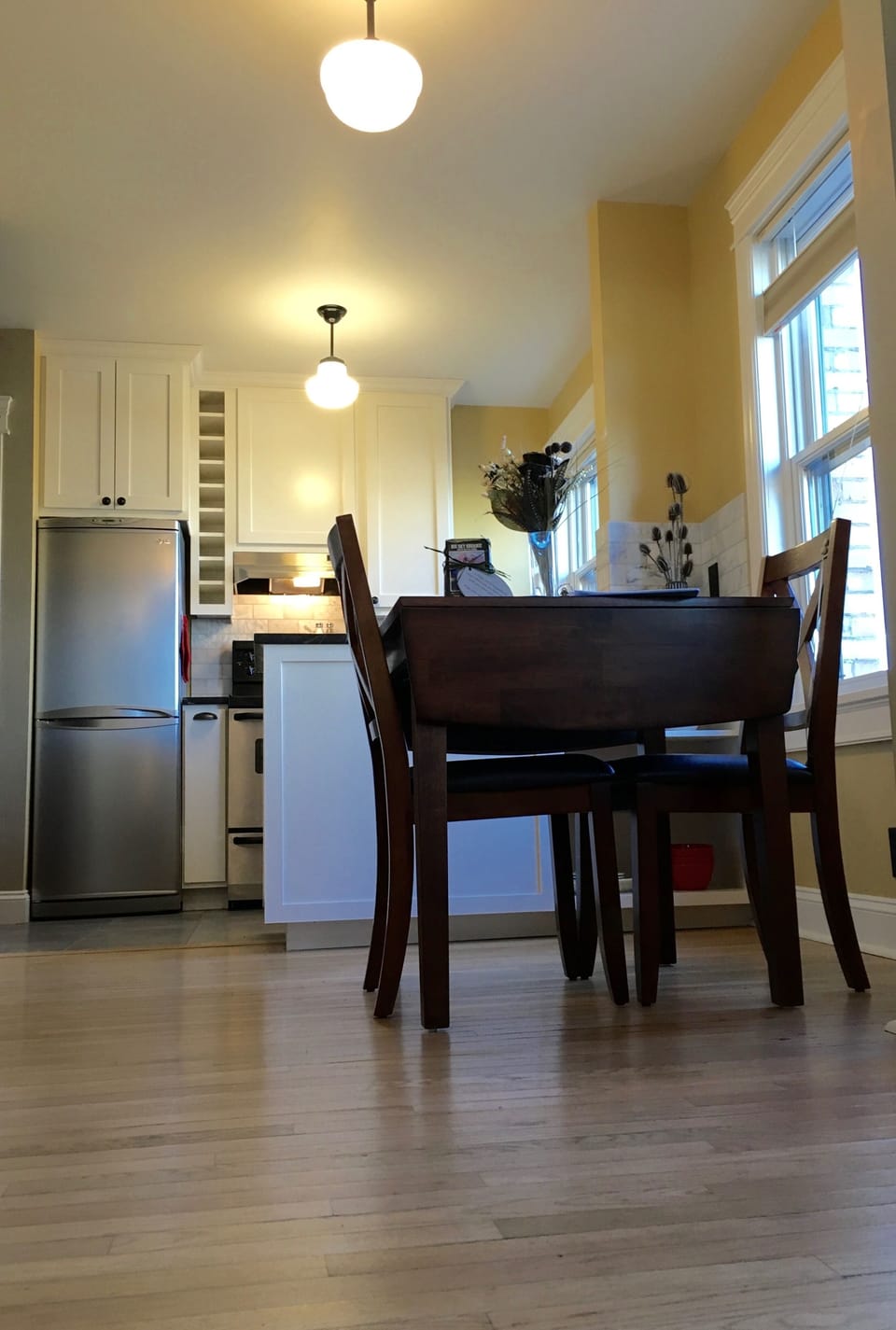 Beautiful wood floors throughout the unit.