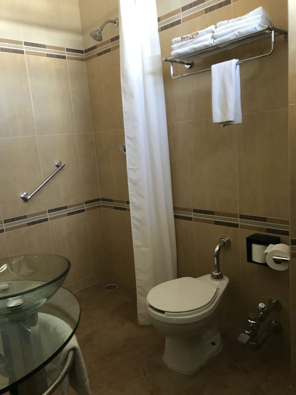 Shower, towels