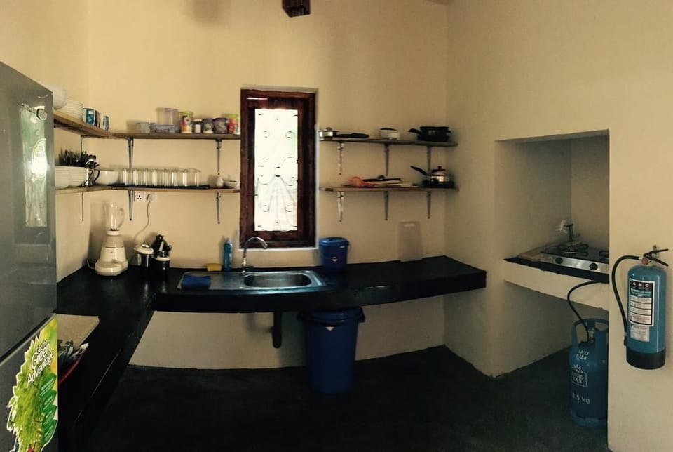 Triple Room with Pvt Bath (Non AC) | Shared kitchen | Fridge