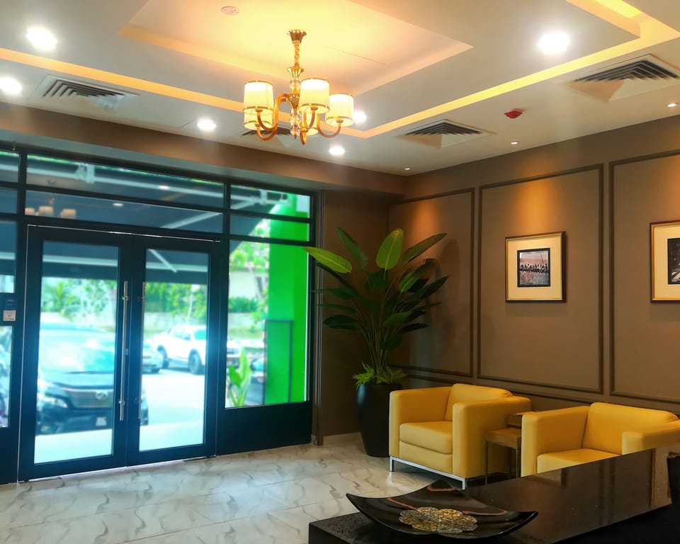 Lobby sitting area