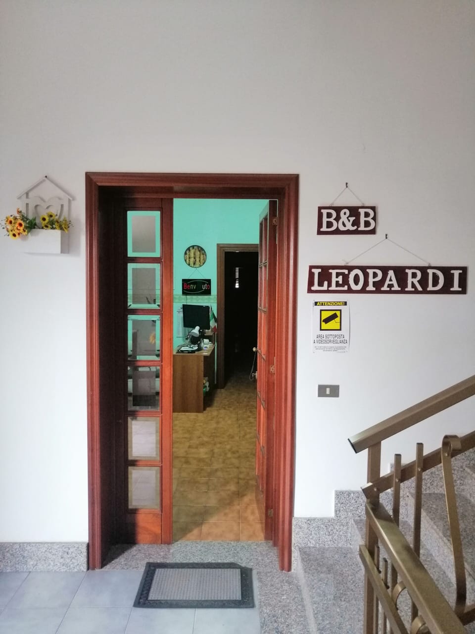 Interior entrance