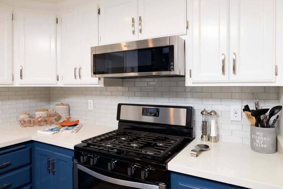 Stainless Steel New Appliances.