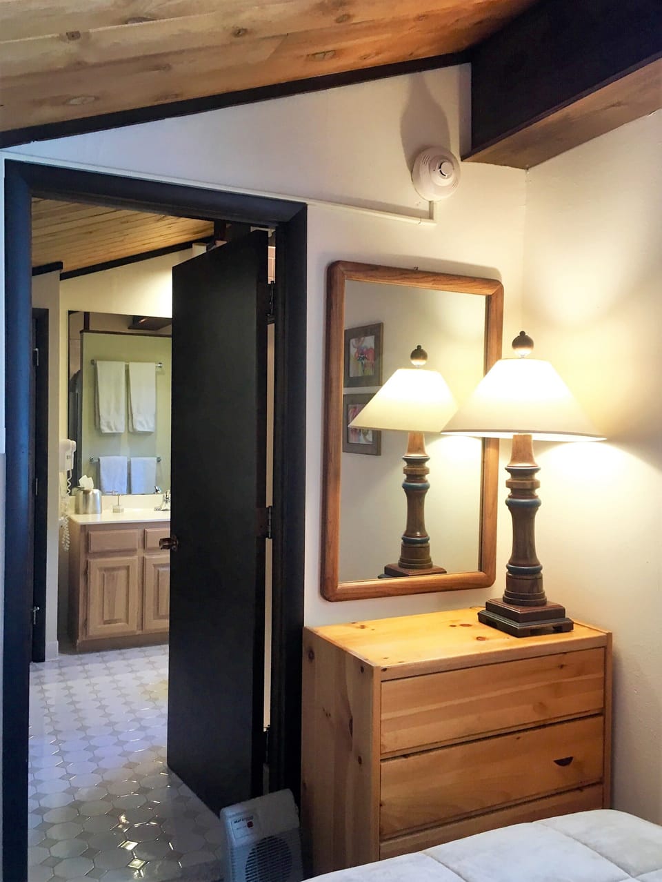 A view of the private bathroom off of the Upstairs Bedroom.