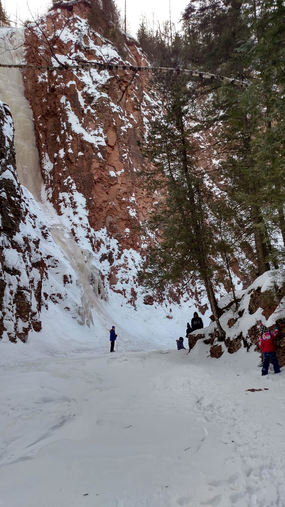 The Devil Track River canyon trail begins 400 yards from the Loft!