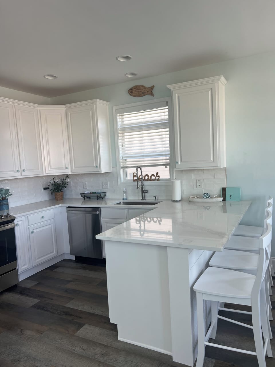 Fully stocked kitchen