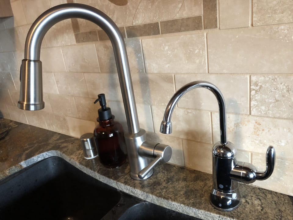 Clean extra water filter for drinking and cooking - no need for bottled water.