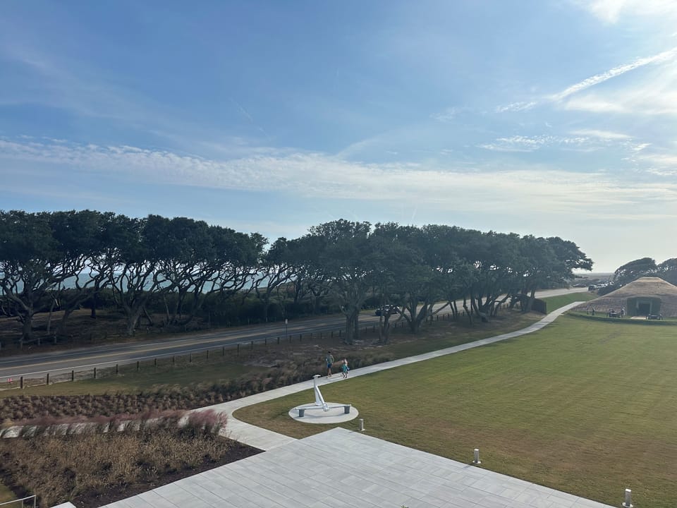 Fort Fisher museum, walking distance