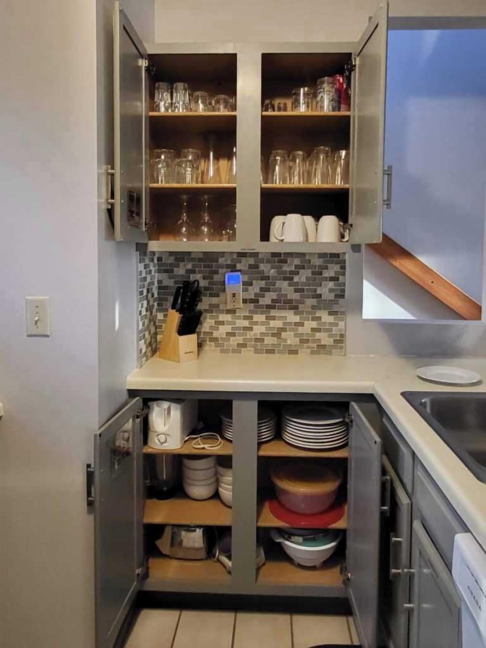 Well-stocked kitchen