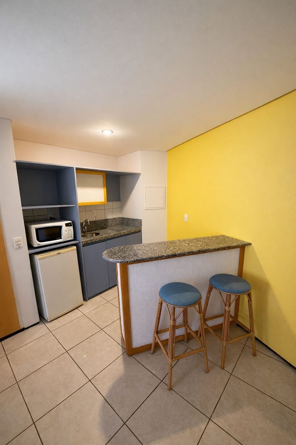 Microwave, dining tables