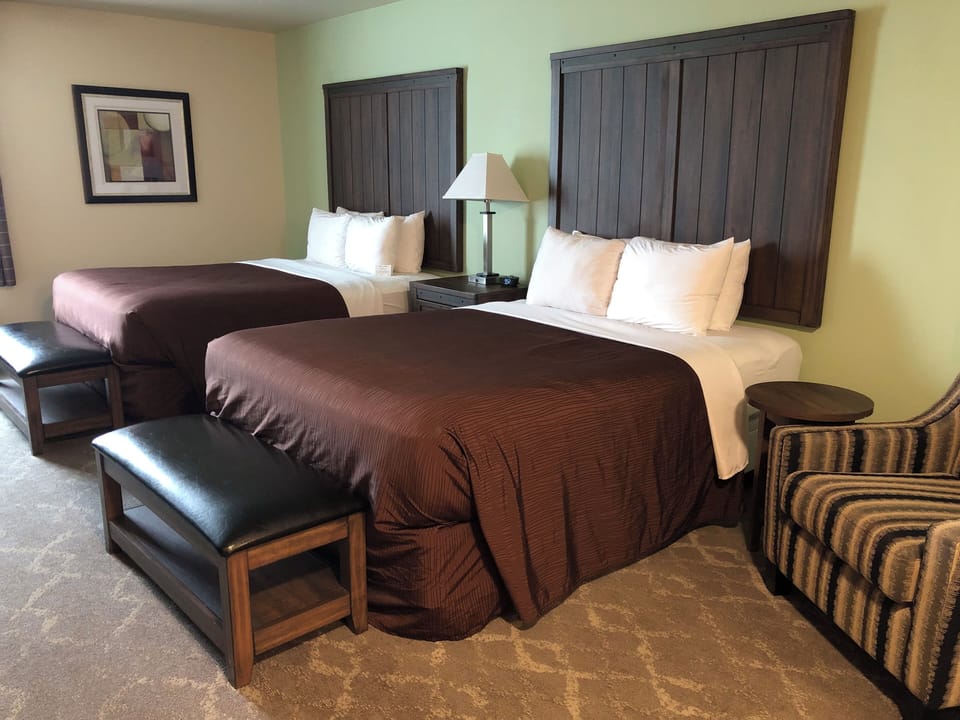 Deluxe Studio Suite, 2 Queen Beds, Kitchenette | Premium bedding, desk, iron/ironing board, free WiFi