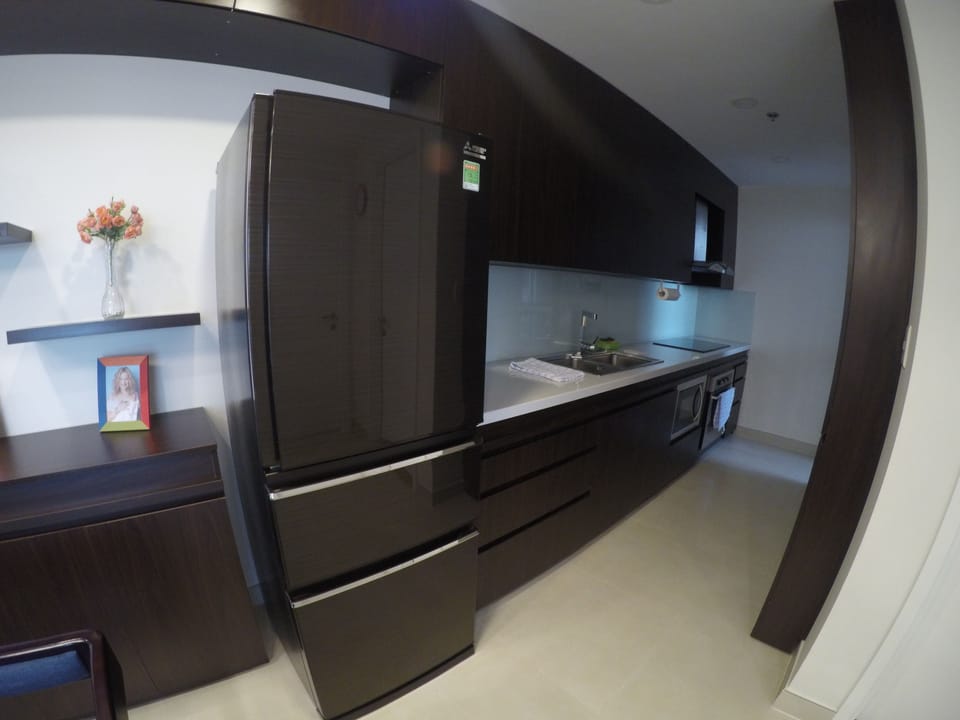 Apartment | Private kitchen | Fridge, microwave