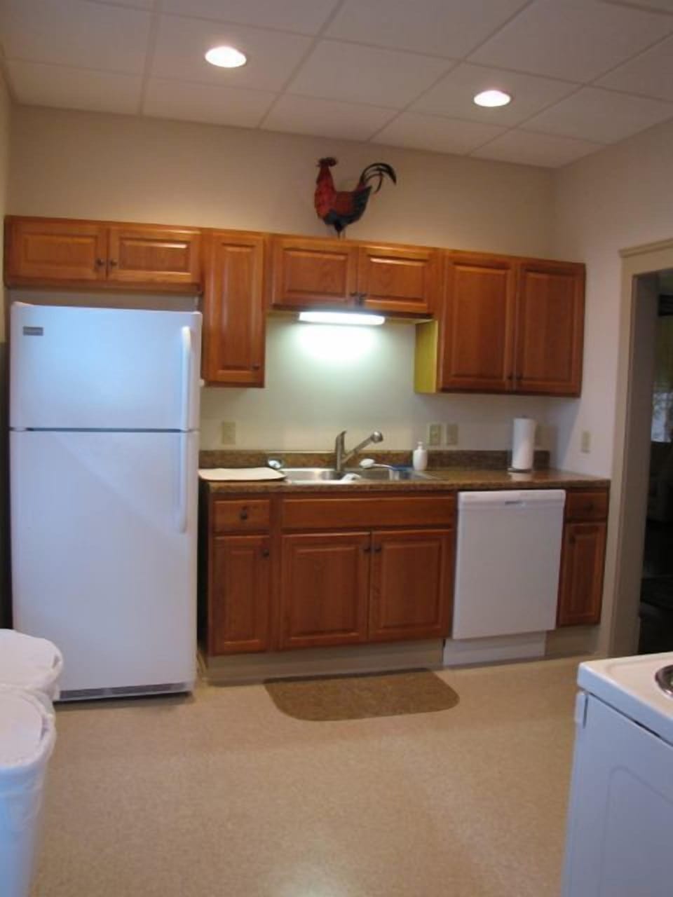 The kitchen.