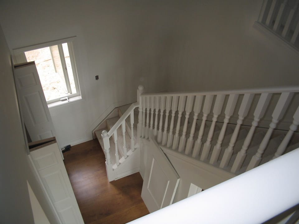 Stairway with landing