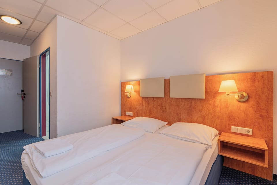 Desk, blackout drapes, iron/ironing board, free WiFi