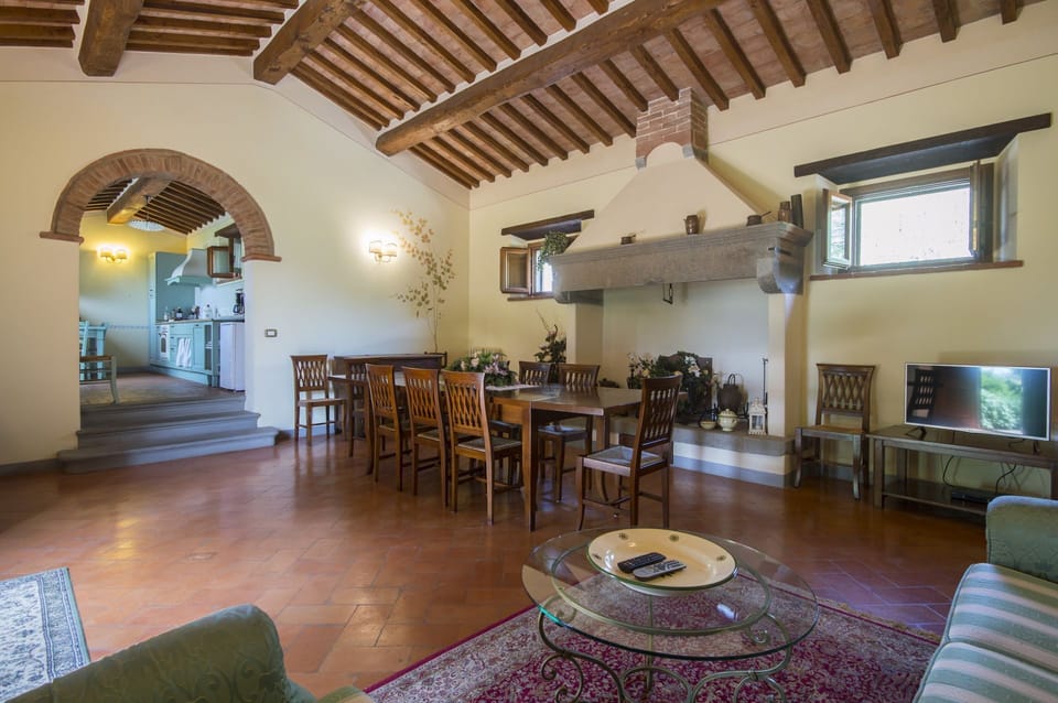 Dining room and living room