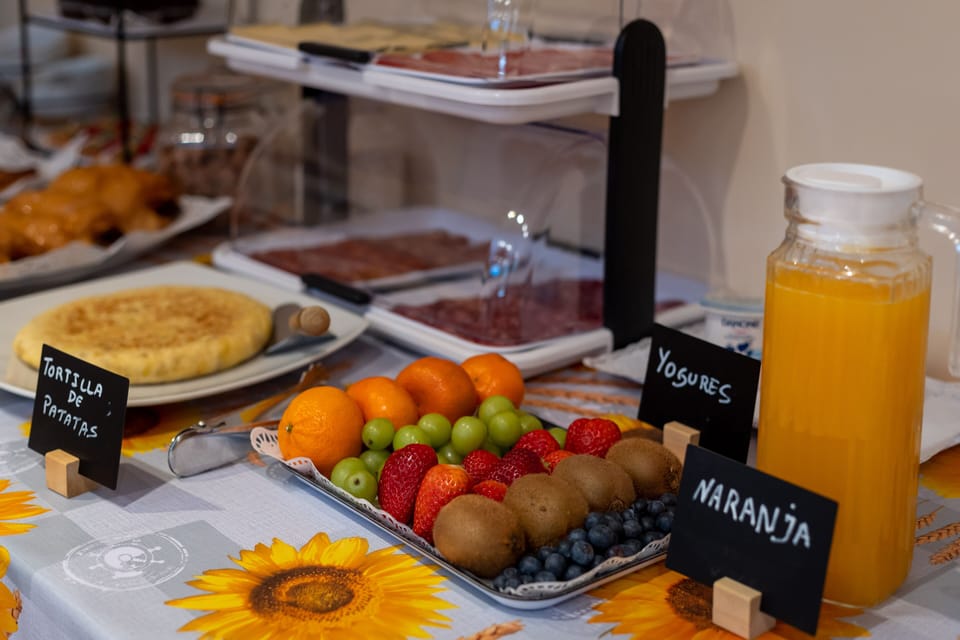 Daily buffet breakfast for a fee