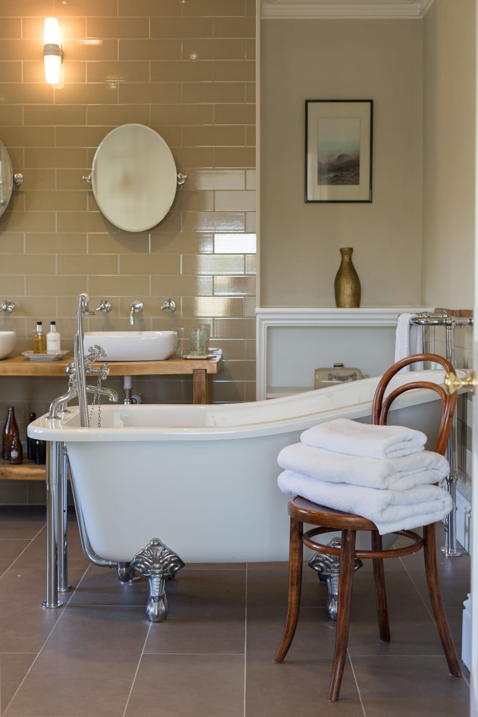 Double Room, Ensuite, Garden View (English) | Bathroom | Bathrobes