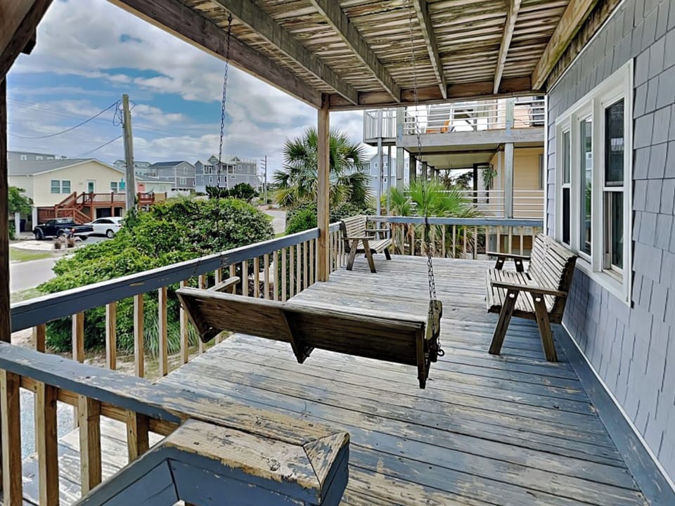 Covered Patio with Swing