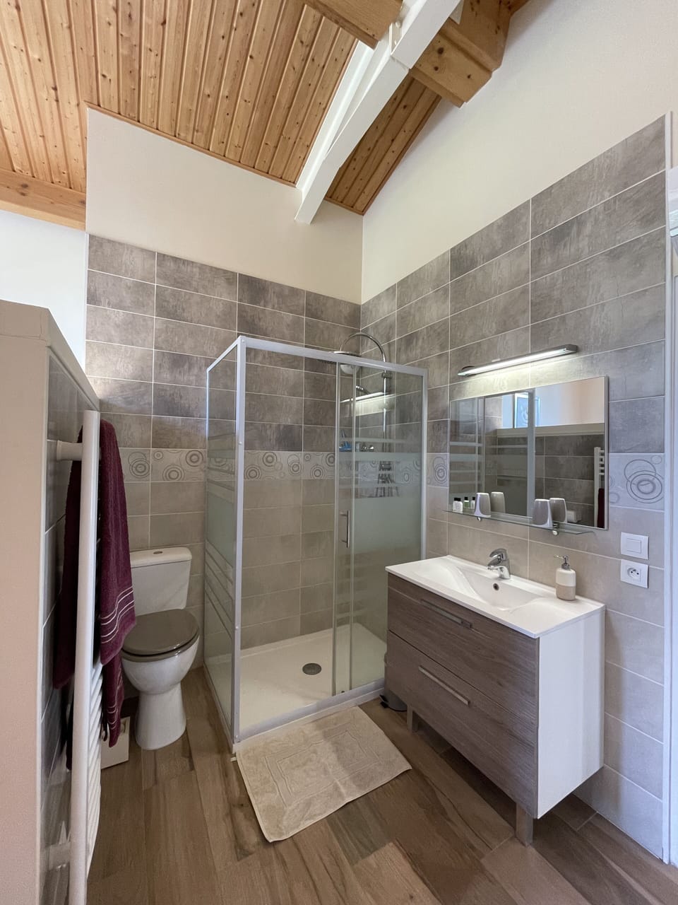 Comfort Room | Bathroom | Shower, hair dryer, towels, soap