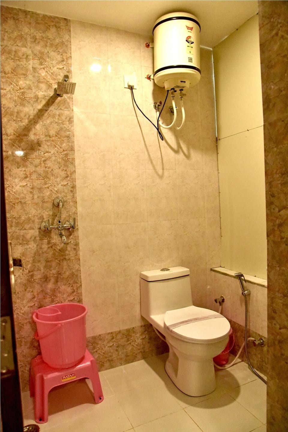 Deluxe Double Room, City View | Bathroom | Shower