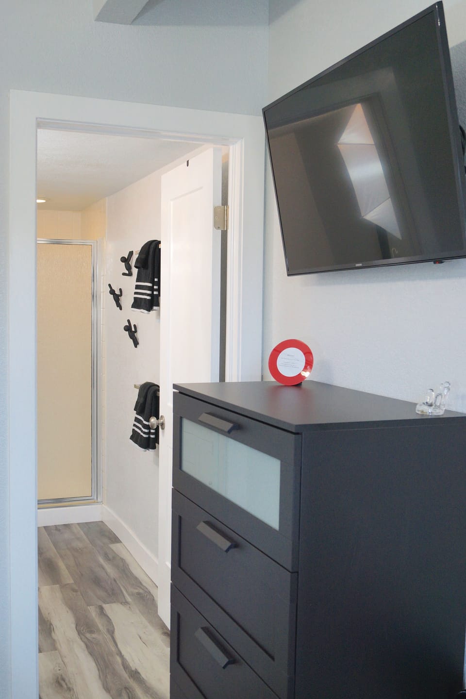Smart TV In Master Bedroom - Ensuite Bathroom