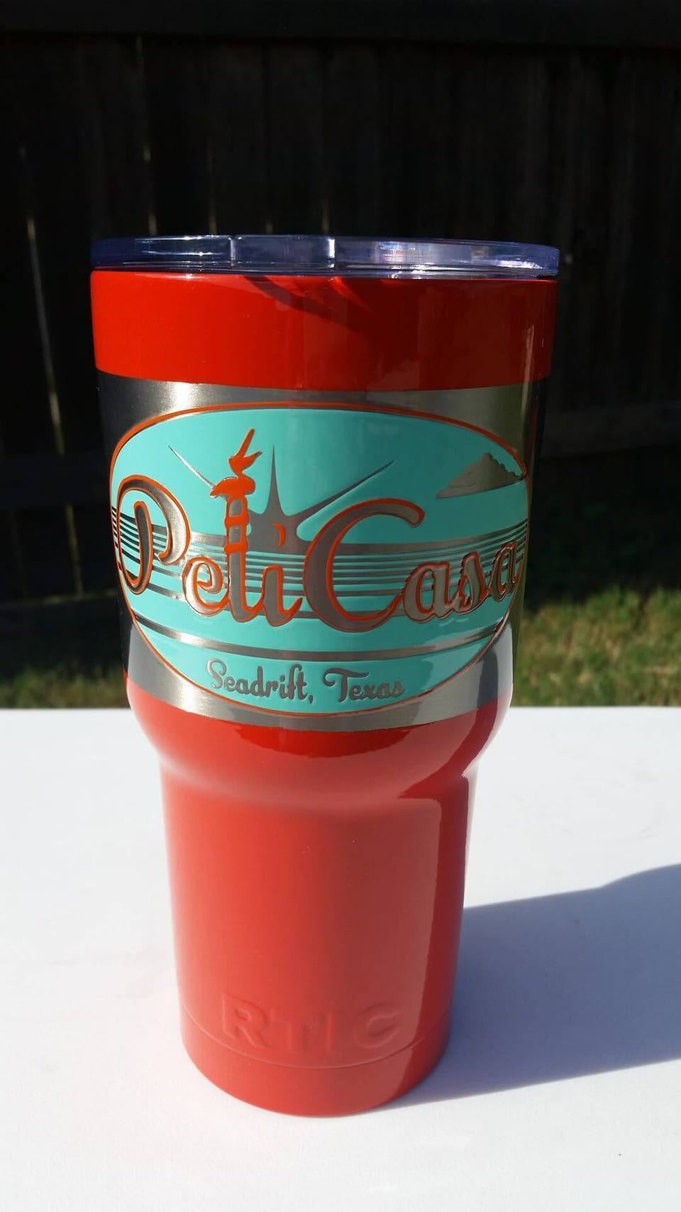Custom Pelicasa RTIC cups...