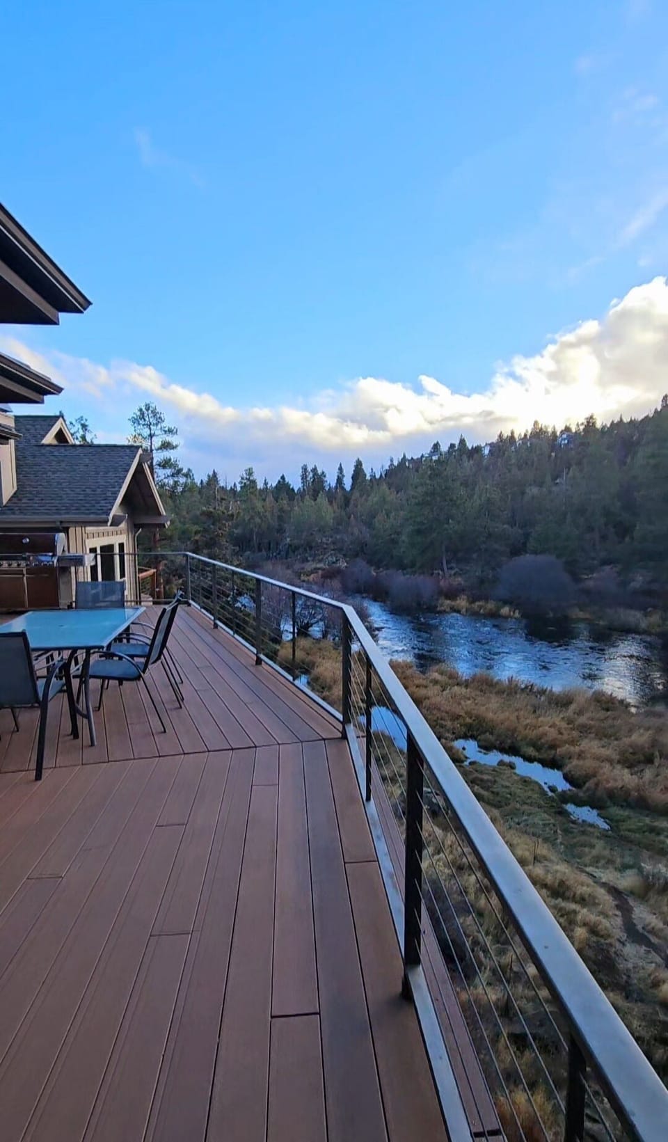 River view from main level deck