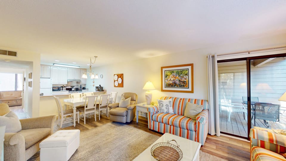 Living Room with Access to Private Balcony
