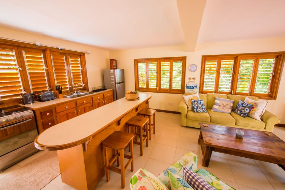 Downstairs kitchen area