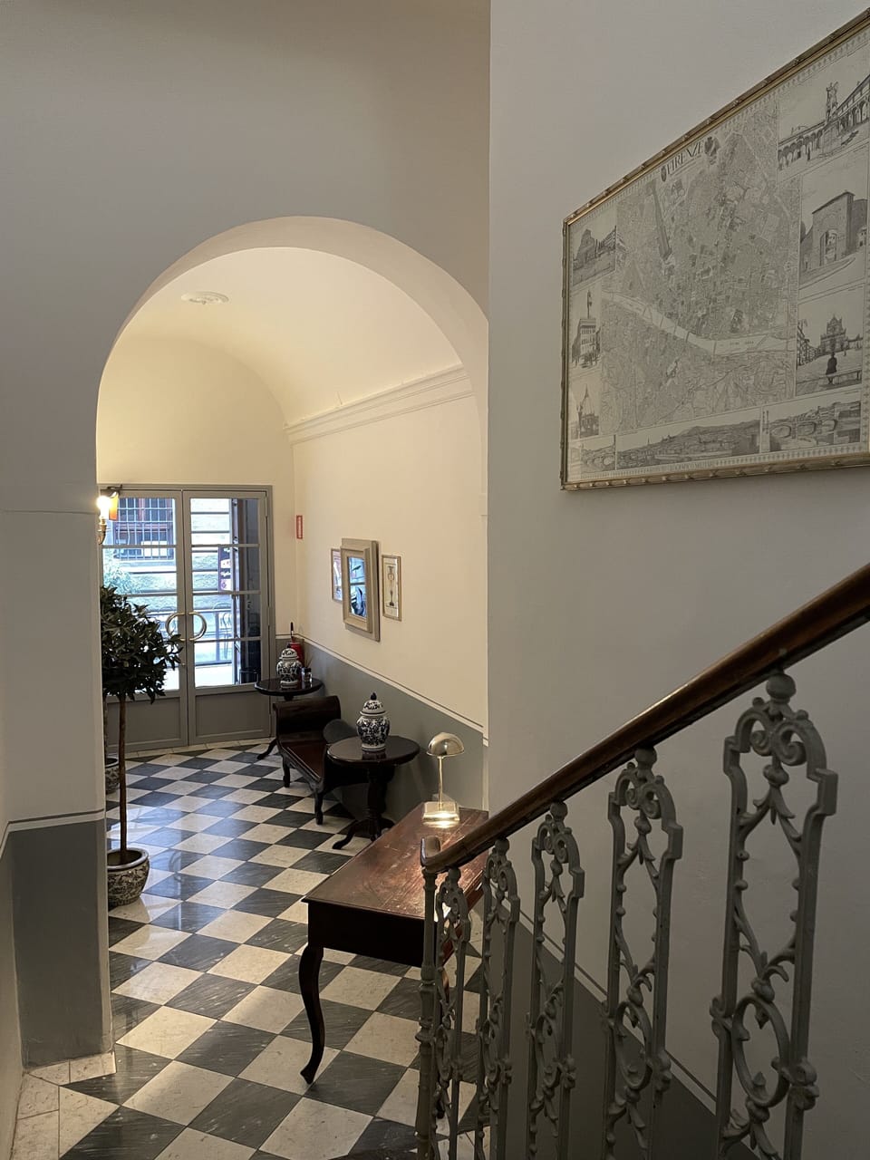 Interior entrance