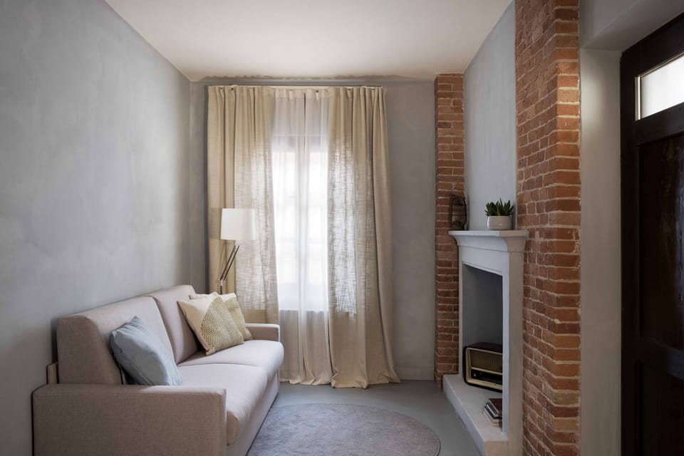 Apartment, Garden View | Living area | 42-inch flat-screen TV with satellite channels, TV