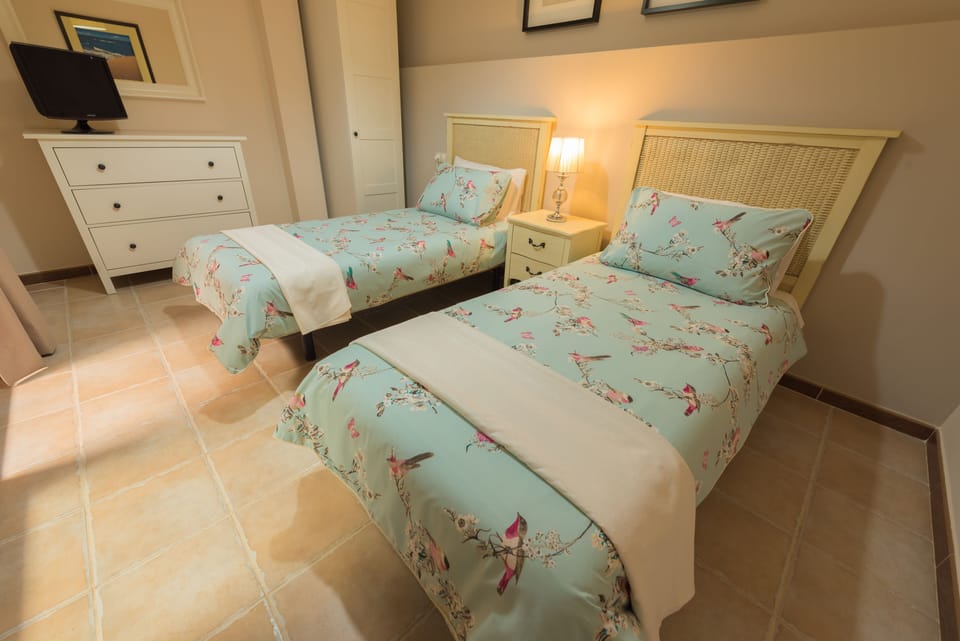 4th Bedroom, chest of draws, wardrobe & hangers, Flat screen TV
