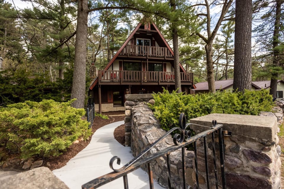 Nestled in the trees, you'll still be right in town-close to everything!