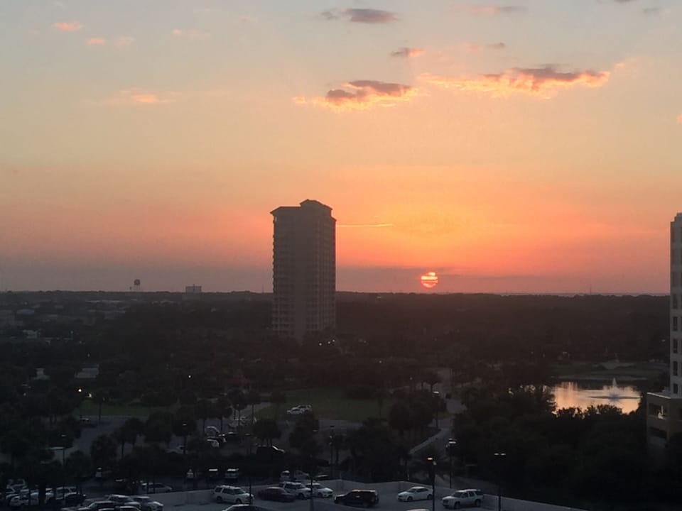 Watch sunset from your own balcony