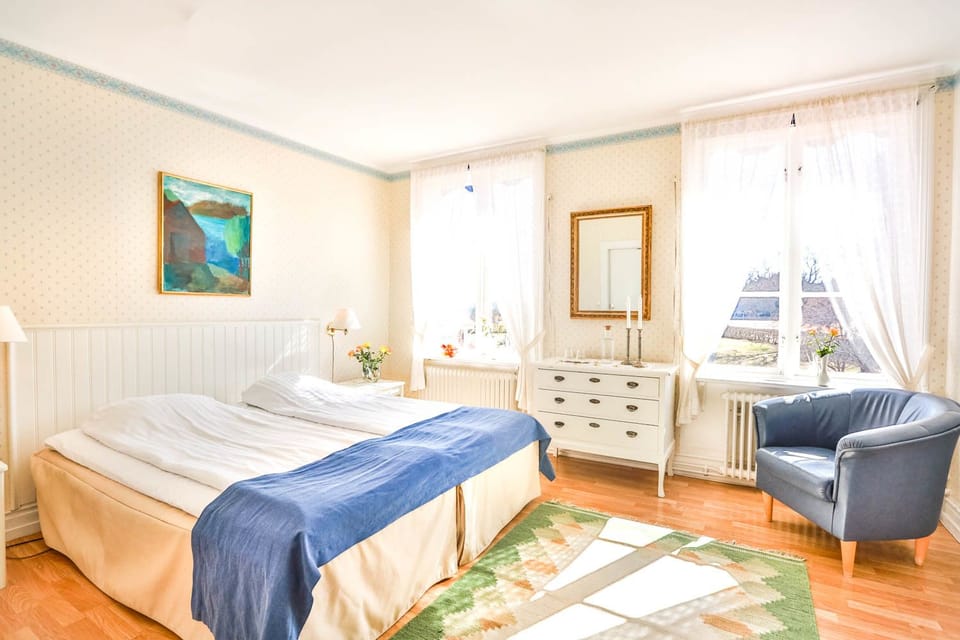 Double Room (Main building) | Desk, blackout drapes, iron/ironing board (on request)