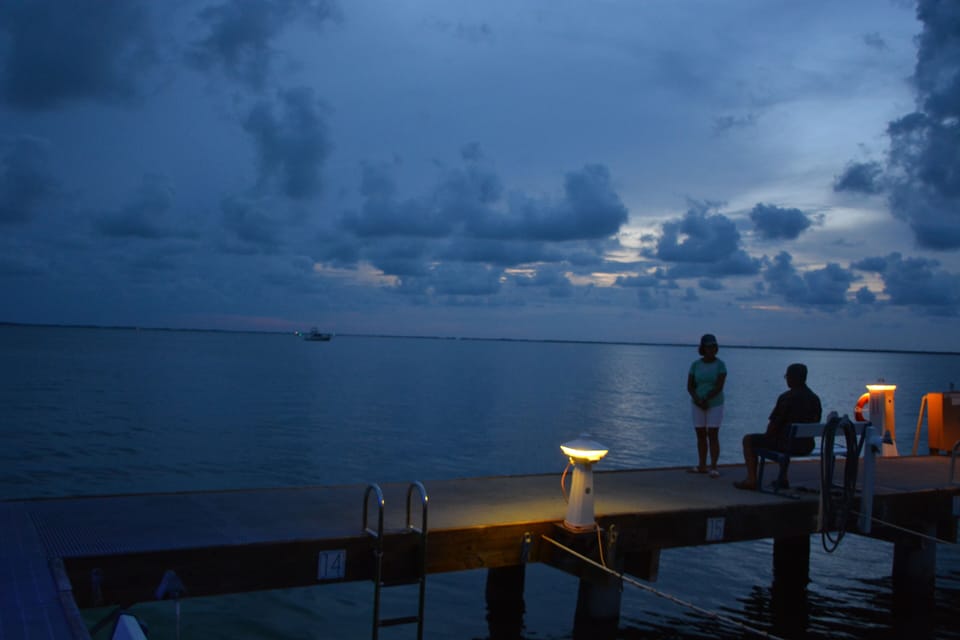 Take a romantic stroll on the pier at night. 