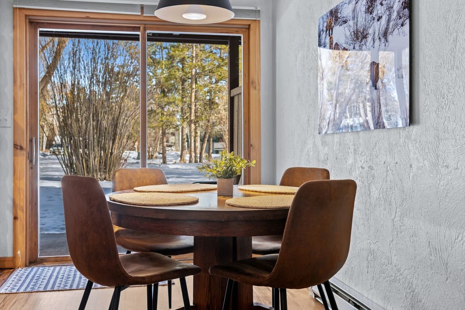 Dining Space and Patio Access