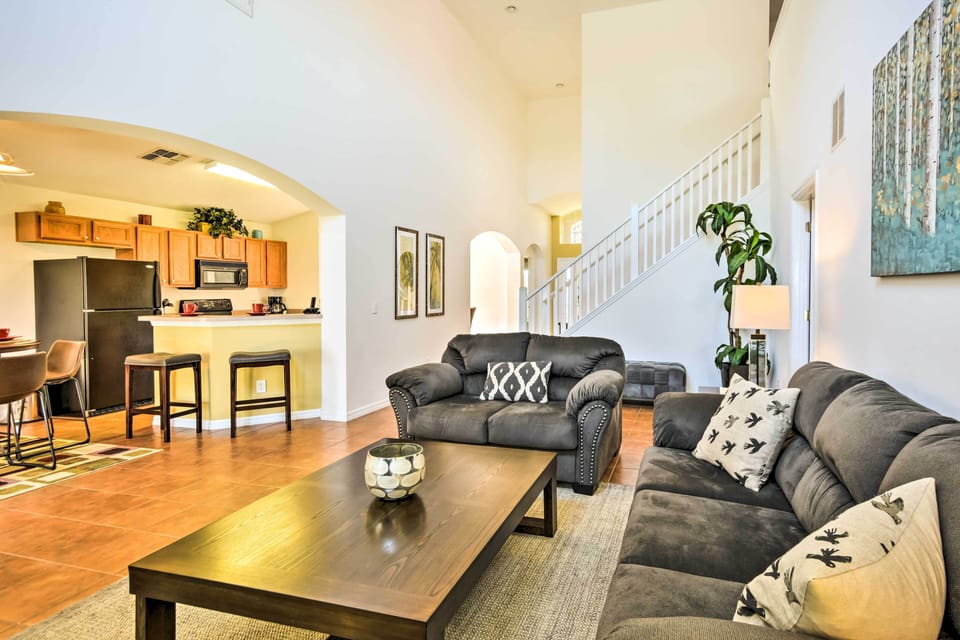 Living Room | Central A/C & Heating | DVD Player