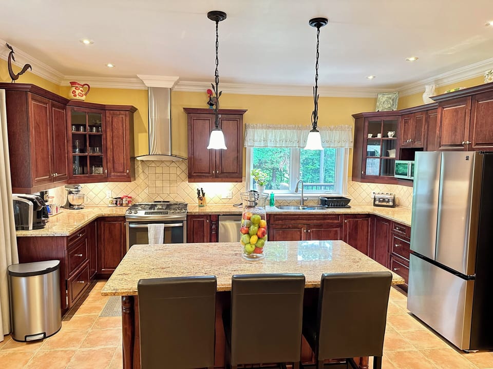 Beautiful, very spacious and practical fully equipped Kitchen.  