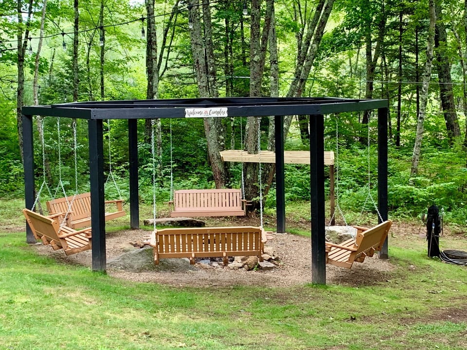 A perfect gathering spot around the  fire pit 