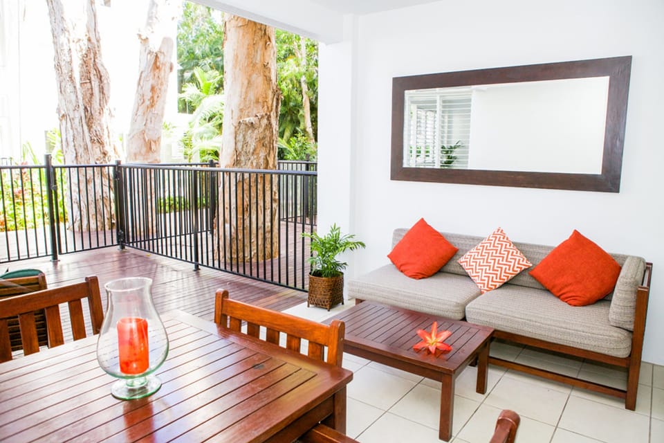 Apartment, 2 Bedrooms, Balcony | Living area | Flat-screen TV