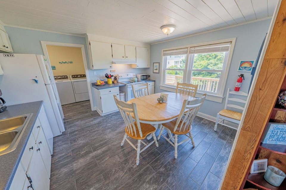Fully stocked kitchen