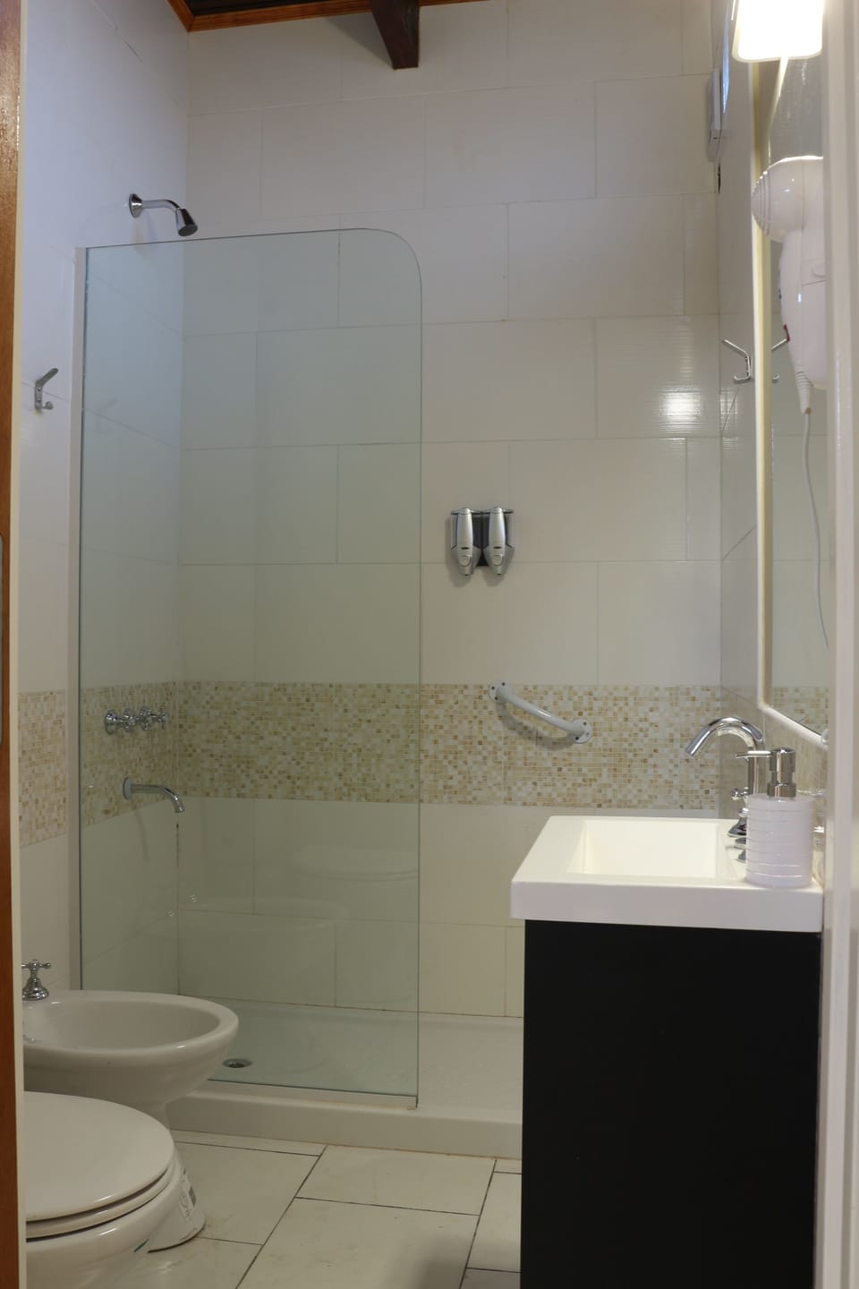 Basic Apartment, 1 Bedroom | Bathroom | Shower, free toiletries, hair dryer, bidet