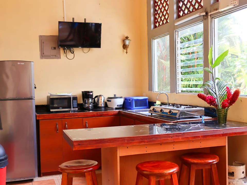 Family Villa, Multiple Bedrooms, Non Smoking | Private kitchenette | Coffee/tea maker, fridge, microwave, oven