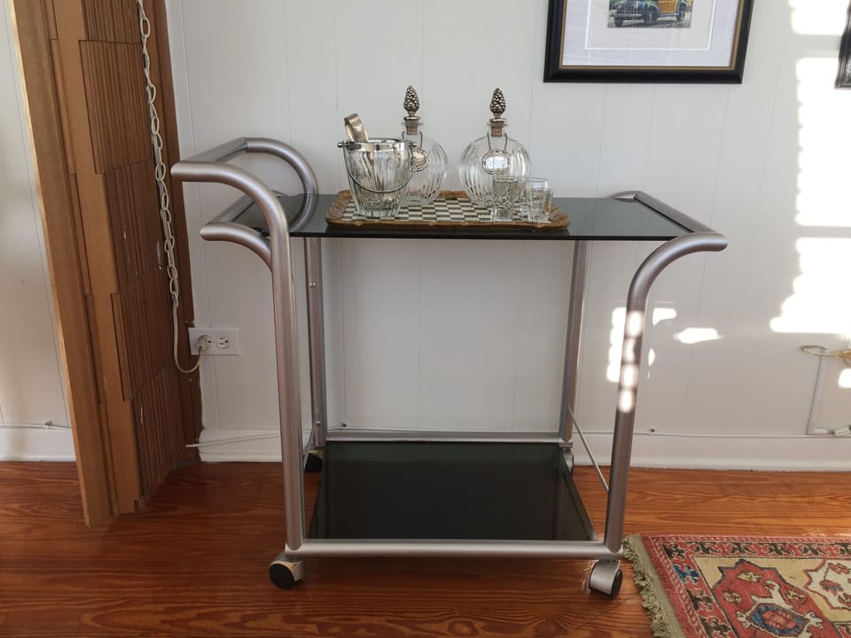 1950s bar cart