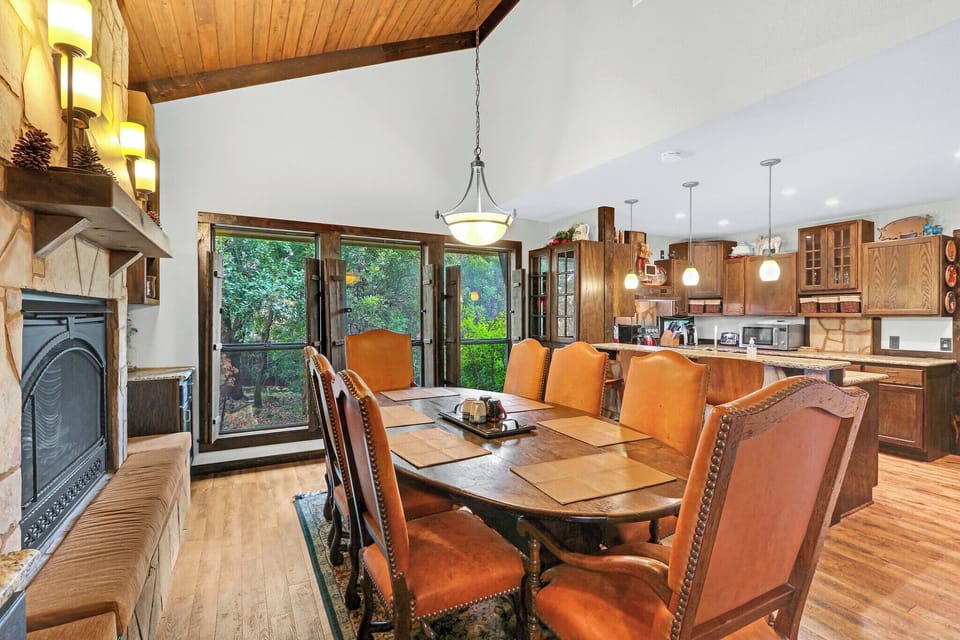 Clutter Falls Main Dining Room and Kitchen