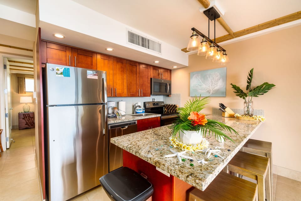 kitchen with stainless steel appliances